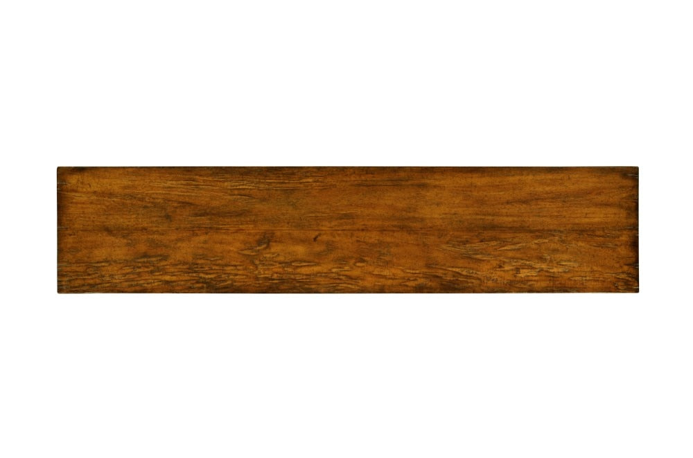 Jonathan Charles Fine Furniture - Casually Country Walnut Rectangular Console Table - 491057-CFW veiw 3