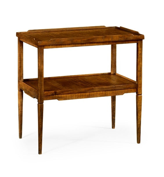 Jonathan Charles Fine Furniture - Casually Country Walnut Side Table - 491020-CFW veiw 1