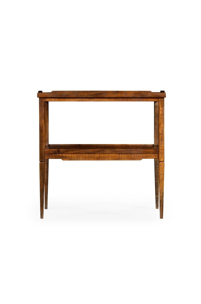 Jonathan Charles Fine Furniture - Casually Country Walnut Side Table - 491020-CFW veiw 2