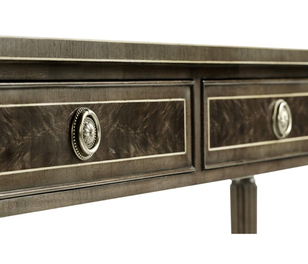 Jonathan Charles Fine Furniture - Buckingham - Classic Regency Style Bleached Mahogany Console Table with Undertier - 494600-MBL veiw 5