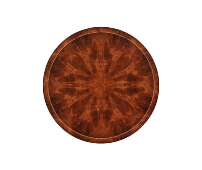 Jonathan Charles Fine Furniture - Clean and Classic Round Mahogany Side Table Fine Stringing - 494003-LAM veiw 4