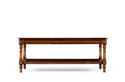 Jonathan Charles Fine Furniture - Country Farmhouse Victorian Style Walnut Coffee Table - 494637-WAL veiw 2
