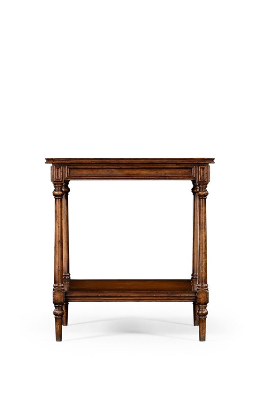 Jonathan Charles Fine Furniture - Country Farmhouse Victorian Style Walnut Side Table - 494636-WAL veiw 2