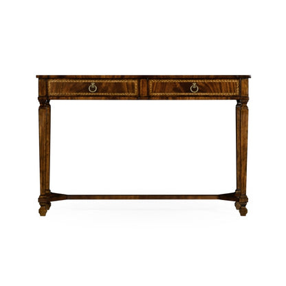 Jonathan Charles Fine Furniture - Buckingham - Empire Style Mahogany Two Drawers Console - 494846-MAH veiw 2