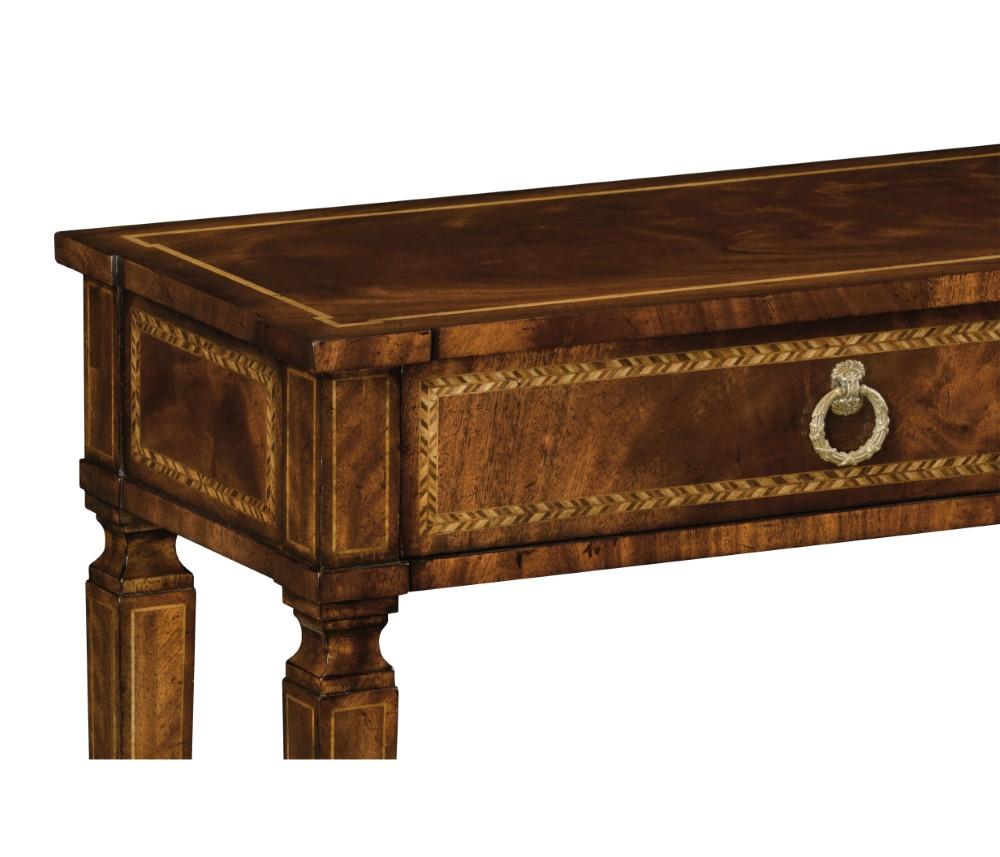 Jonathan Charles Fine Furniture - Buckingham - Empire Style Mahogany Two Drawers Console - 494846-MAH veiw 4