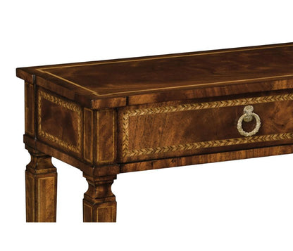 Jonathan Charles Fine Furniture - Buckingham - Empire Style Mahogany Two Drawers Console - 494846-MAH veiw 4