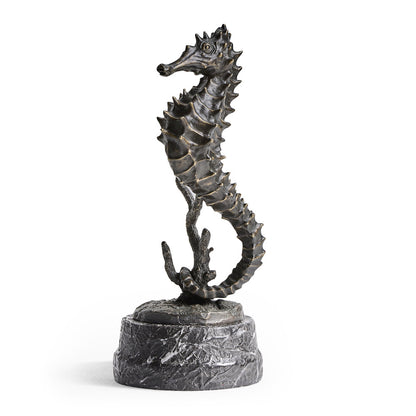 Jonathan Charles Fine Furniture - Antique Dark Bronze Seashorse - 495778-DKB view 2