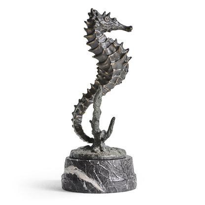 Jonathan Charles Fine Furniture - Antique Dark Bronze Seashorse - 495778-DKB view 3