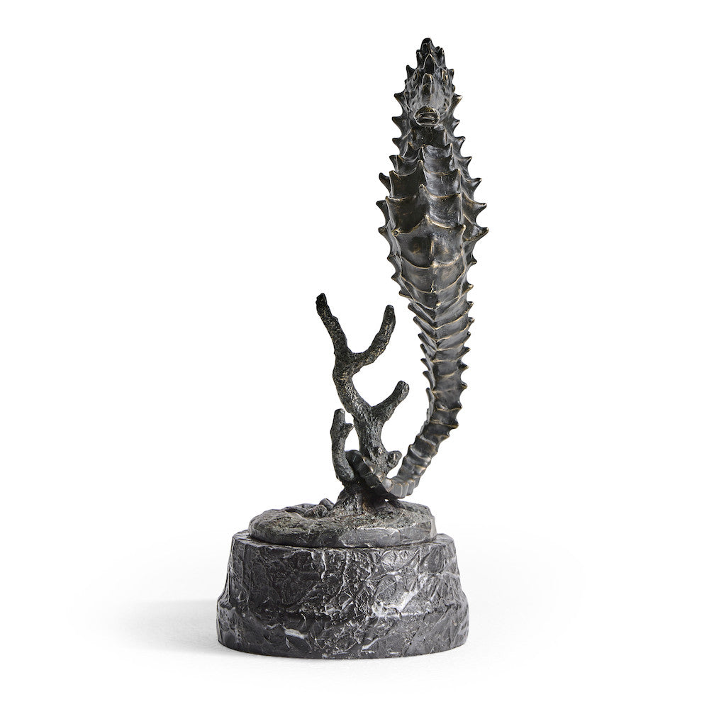 Jonathan Charles Fine Furniture - Antique Dark Bronze Seashorse - 495778-DKB view 5