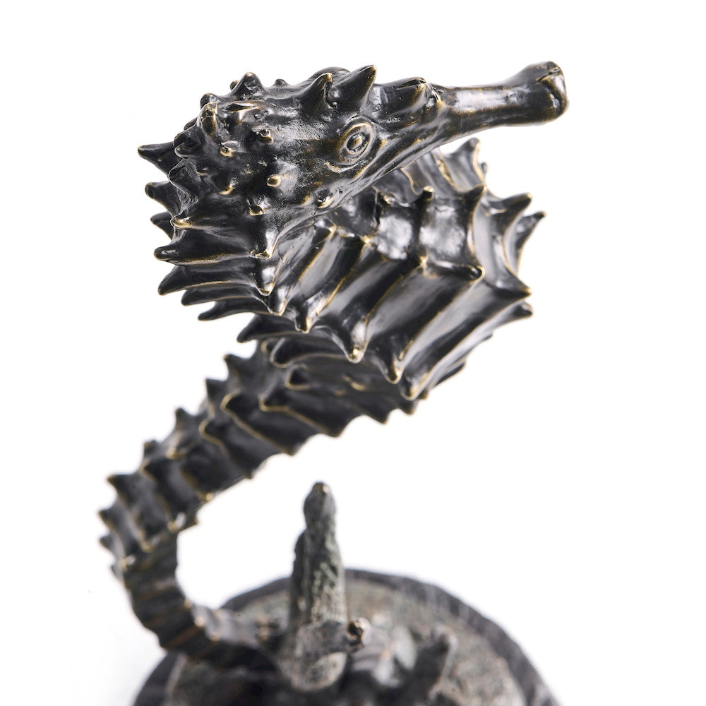 Jonathan Charles Fine Furniture - Antique Dark Bronze Seashorse - 495778-DKB view 8