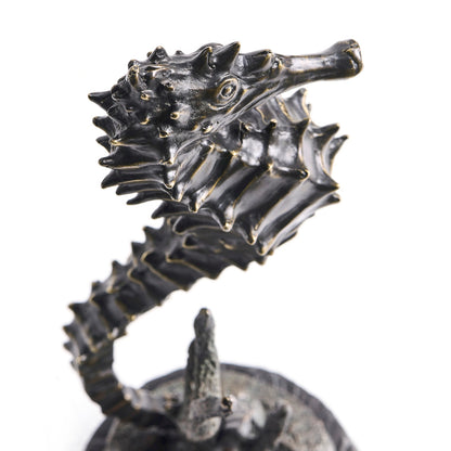 Jonathan Charles Fine Furniture - Antique Dark Bronze Seashorse - 495778-DKB view 8