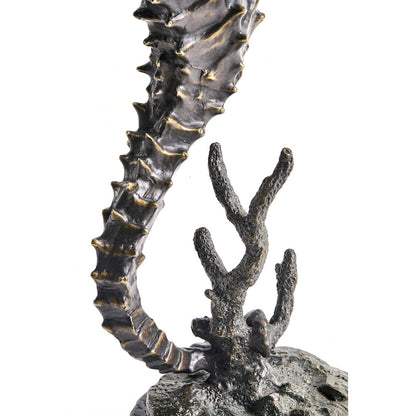 Jonathan Charles Fine Furniture - Antique Dark Bronze Seashorse - 495778-DKB view 9