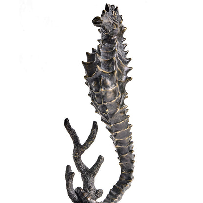 Jonathan Charles Fine Furniture - Antique Dark Bronze Seashorse - 495778-DKB view 10