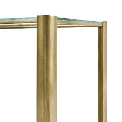 Jonathan Charles Fine Furniture - Brass & Glass End Table - 494975-LAB view 5