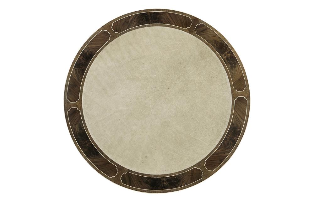 Jonathan Charles Fine Furniture - Buckingham Bleached Mahogany Drum Table - 492611-MBL-L030 veiw 4