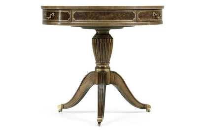 Jonathan Charles Fine Furniture - Buckingham Bleached Mahogany Drum Table - 492611-MBL-L030 veiw 5