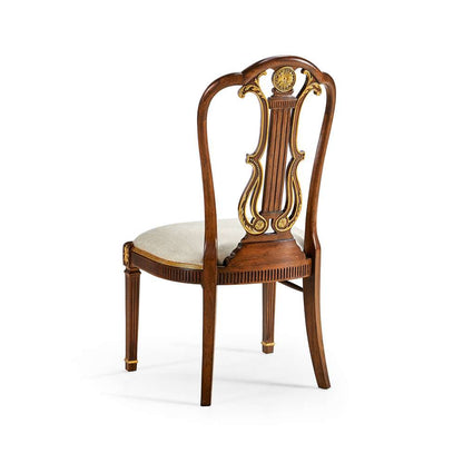 Jonathan Charles Fine Furniture - JC Traditional - Buckingham Neo-classical Gilded Lyre Back Dining Chair - 492836-SC-MAH-F200 veiw 2