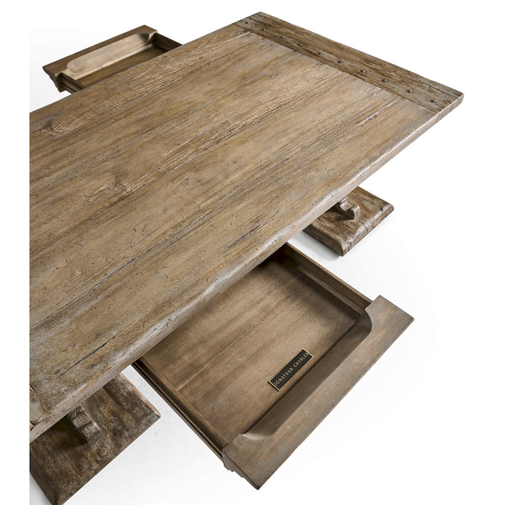 Jonathan Charles Fine Furniture - Caldera Pedestal-Base Cocktail Table - 491296-LSW view 9