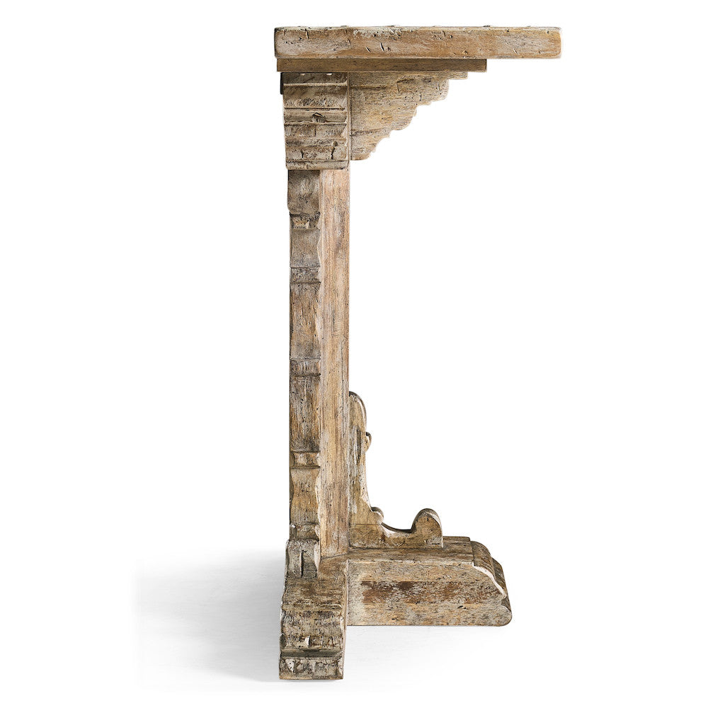 Jonathan Charles Fine Furniture - Caldera Pedestal-Base Console Table - 491297-LSW view 3