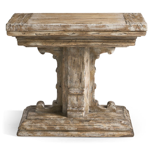 Jonathan Charles Fine Furniture - Caldera Pedestal-Base Side Table - 491298-LSW view 2