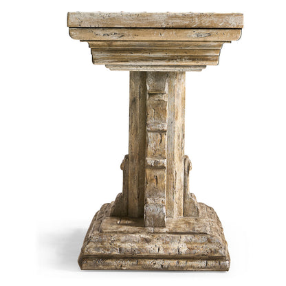 Jonathan Charles Fine Furniture - Caldera Pedestal-Base Side Table - 491298-LSW view 3