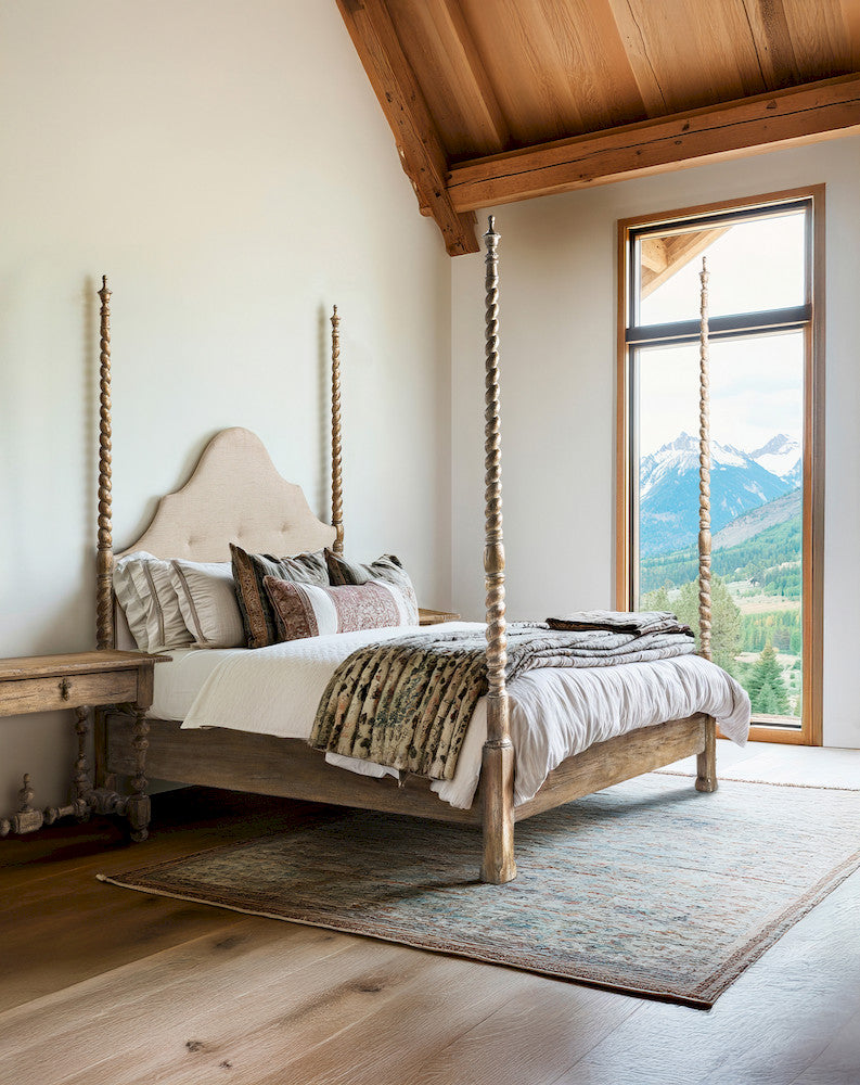 Jonathan Charles Fine Furniture - Caldera Poster Queen Bed - 491294-LSW-Q-F400 view 3