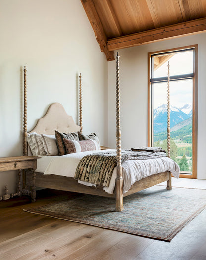 Jonathan Charles Fine Furniture - Caldera Poster Queen Bed - 491294-LSW-Q-F400 view 3
