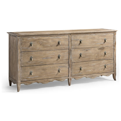 Jonathan Charles Fine Furniture - Caldera Six Drawer Dresser 76" - 491326-LSW-76L view 1