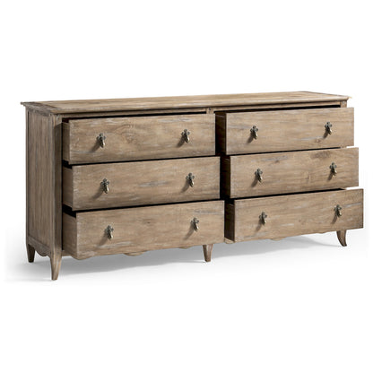 Jonathan Charles Fine Furniture - Caldera Six Drawer Dresser 76" - 491326-LSW-76L view 3