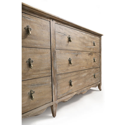Jonathan Charles Fine Furniture - Caldera Six Drawer Dresser 76" - 491326-LSW-76L view 6