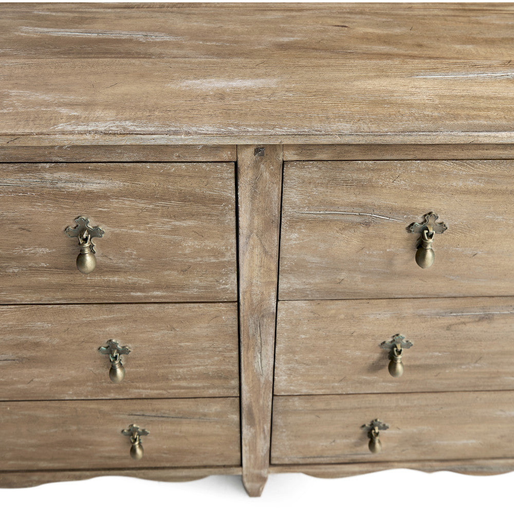 Jonathan Charles Fine Furniture - Caldera Six Drawer Dresser 76" - 491326-LSW-76L view 7