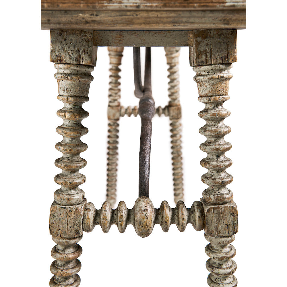 Jonathan Charles Fine Furniture - Caldera Turned-Leg Console Table - 491245-LSW view 6