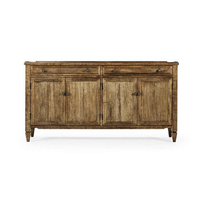 Jonathan Charles Fine Furniture - Casual Accents Medium Driftwood Credenza - 491025-DTM veiw 3