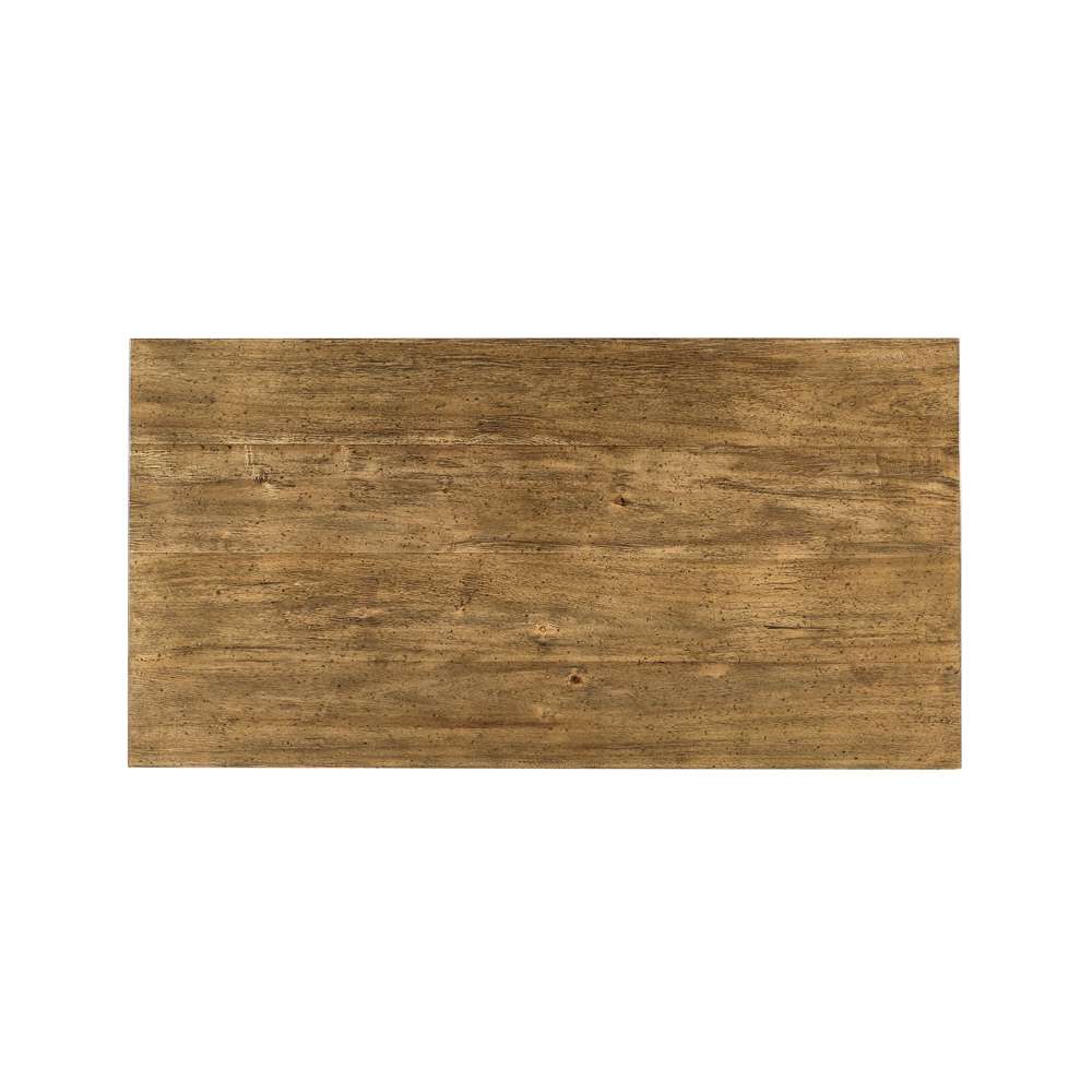 Jonathan Charles Fine Furniture - Casual Accents Medium Driftwood Dining Table 54in - 491061-54L-DTM veiw 3