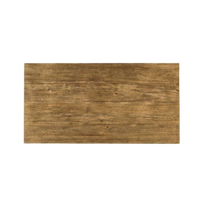 Jonathan Charles Fine Furniture - Casual Accents Medium Driftwood Dining Table 54in - 491061-54L-DTM veiw 3