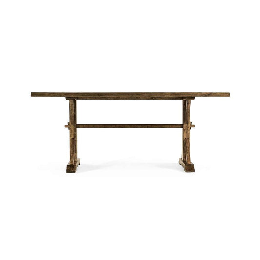 Jonathan Charles Fine Furniture - Casual Accents Medium Driftwood Dining Table 72in - 491060-72L-DTM veiw 2