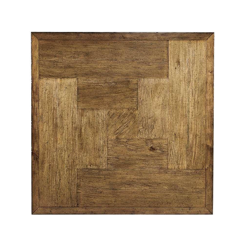 Jonathan Charles Fine Furniture - Casual Accents Medium Driftwood Square Coffee Table - 491014-DTM veiw 3