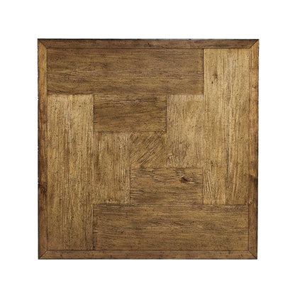 Jonathan Charles Fine Furniture - Casual Accents Medium Driftwood Square Coffee Table - 491014-DTM veiw 3
