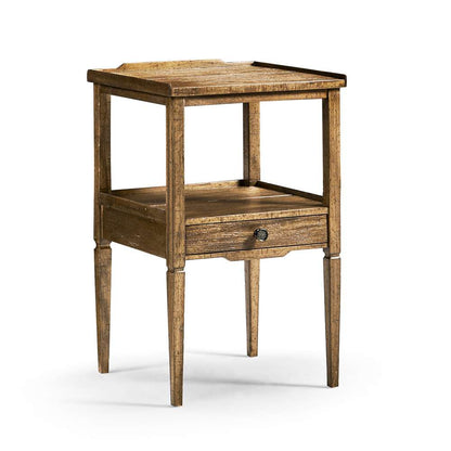 Jonathan Charles Fine Furniture - Casual Accents Medium Driftwood Square End Table - 491023-DTM veiw 1