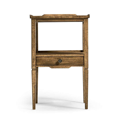 Jonathan Charles Fine Furniture - Casual Accents Medium Driftwood Square End Table - 491023-DTM veiw 3