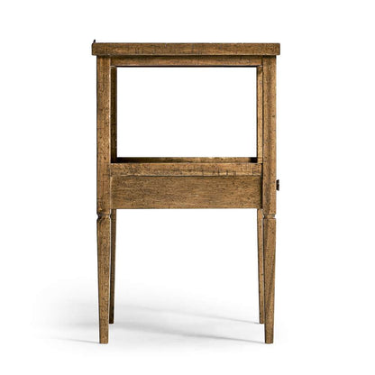 Jonathan Charles Fine Furniture - Casual Accents Medium Driftwood Square End Table - 491023-DTM veiw 4