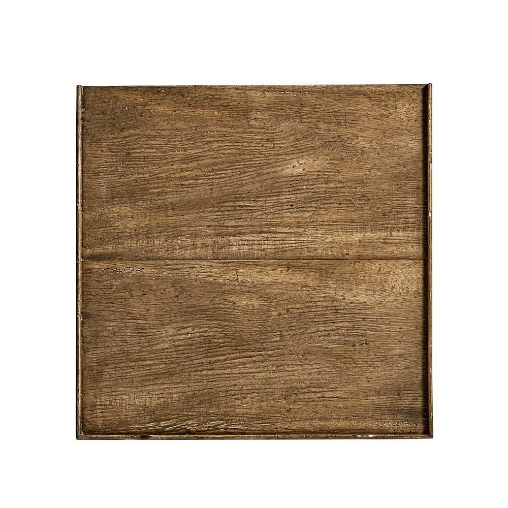 Jonathan Charles Fine Furniture - Casual Accents Medium Driftwood Square End Table - 491023-DTM veiw 5
