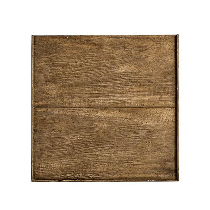 Jonathan Charles Fine Furniture - Casual Accents Medium Driftwood Square End Table - 491023-DTM veiw 5