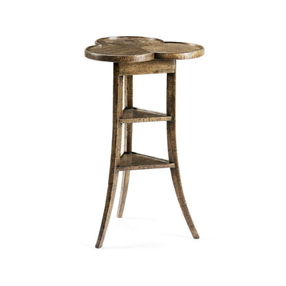 Jonathan Charles Fine Furniture - Casual Accents Medium Driftwood Trefoil Side Table - 491037-DTM veiw 1