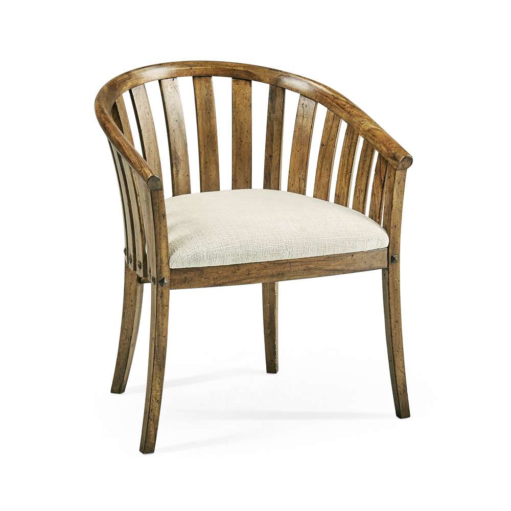 Jonathan Charles Fine Furniture - Casual Accents Medium Driftwood Tub Arm Chair - 491047-AC-DTM-F400 veiw 1