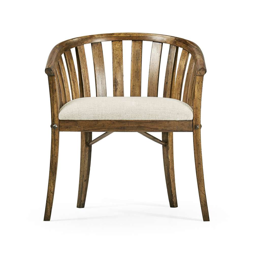 Jonathan Charles Fine Furniture - Casual Accents Medium Driftwood Tub Arm Chair - 491047-AC-DTM-F400 veiw 3