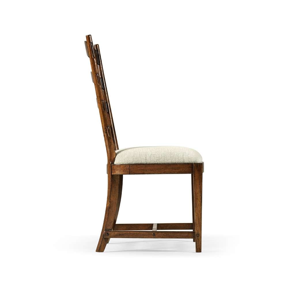Jonathan Charles Fine Furniture - Casual Accents Walnut Dining Chair, Shambala - 494774-SC-WAL-F400 veiw 3