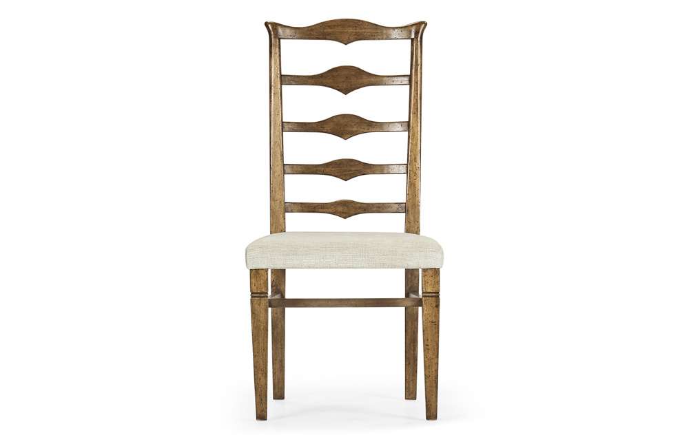Jonathan Charles Fine Furniture - Casually Country Pompano Ladderback Accent Side Chair, Upholstered in Shambala - 491198-SC-DTM-F400 veiw 2