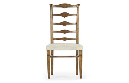 Jonathan Charles Fine Furniture - Casually Country Pompano Ladderback Accent Side Chair, Upholstered in Shambala - 491198-SC-DTM-F400 veiw 2