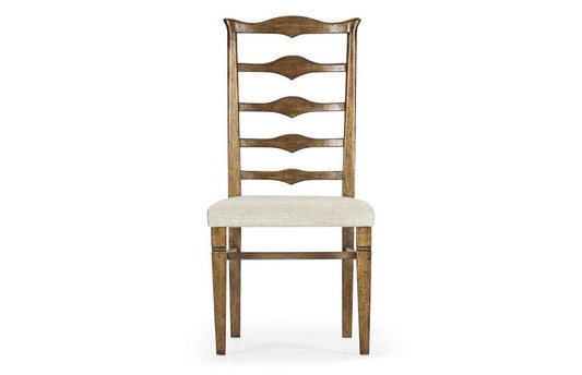 Jonathan Charles Fine Furniture - Casually Country Pompano Ladderback Accent Side Chair, Upholstered in Shambala - 491198-SC-DTM-F400 veiw 2